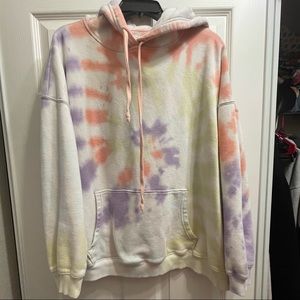Tie Dye American Eagle Hoodie